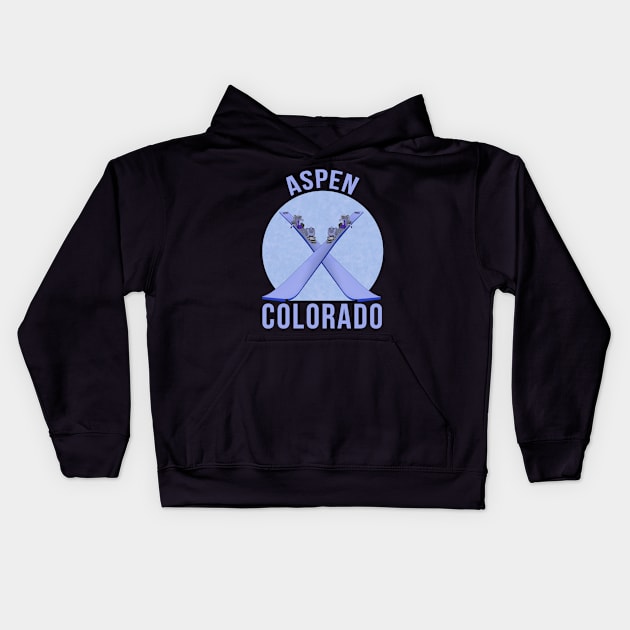 Aspen, Colorado Kids Hoodie by DiegoCarvalho